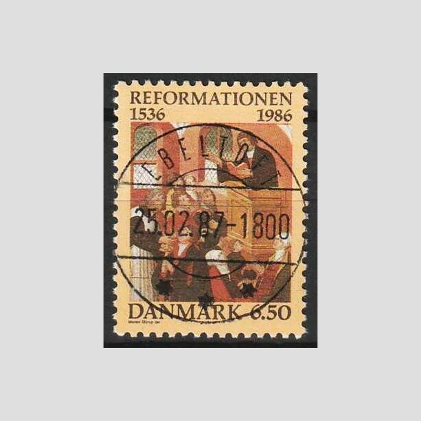 FRIM�RKER DANMARK | 1986 - AFA 874 - Reformationen - 6,50 Kr. flerfarvet - Lux Stemplet Ebeltoft