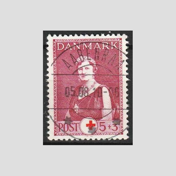 FRIM�RKER DANMARK | 1940 - AFA 267 - Dronning Alexandrine R�de Kors - 5 + 3 �re - Pragt Stemplet