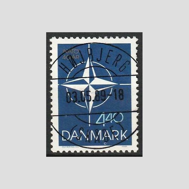 FRIM�RKER DANMARK | 1989 - AFA 934 - Danmark i NATO 40 �r. - 4,40 Kr. - Lux Stemplet H�jbjerg