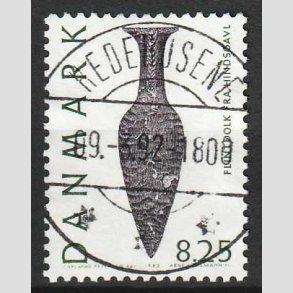 FRIM�RKER DANMARK | 1992 - AFA 1010 - Nationalmuseets samlinger - 8,25 Kr. - Lux Stemplet Hedehusene