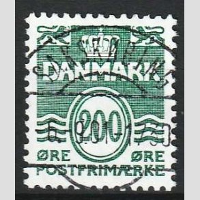 FRIM�RKER DANMARK | 1983 - AFA 772 - B�lgelinie - 200 �re gr�n - Lux Stemplet Saksk�bing