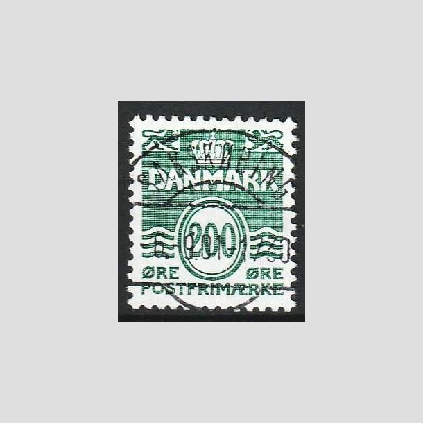 FRIM�RKER DANMARK | 1983 - AFA 772 - B�lgelinie - 200 �re gr�n - Lux Stemplet Saksk�bing