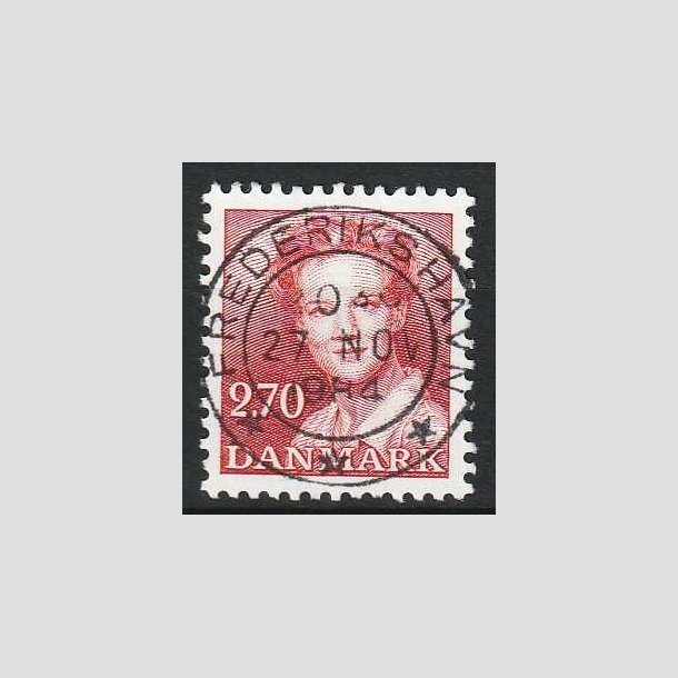 FRIM�RKER DANMARK | 1984 - AFA 790 - Dronning Margrethe - 2,70 Kr. r�d - Pragt Stemplet 