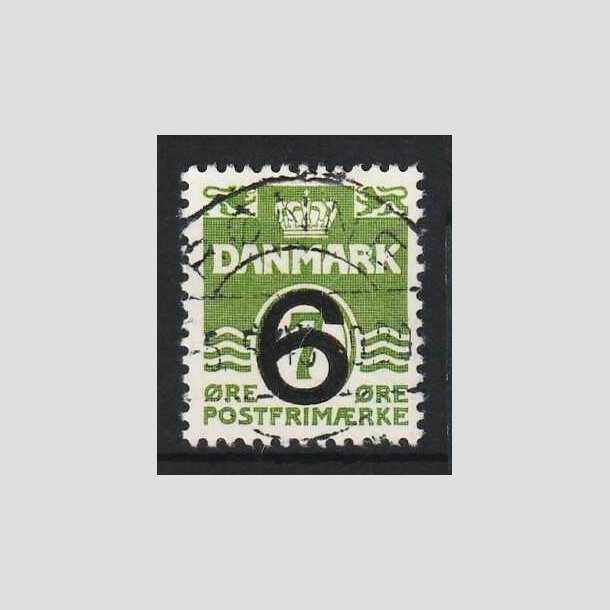 FRIM�RKER DANMARK | 1940 - AFA 261 - 6/7 �re gr�n provisorium - Lux stemplet R�nne