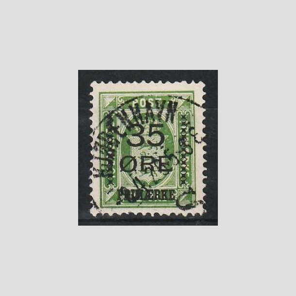 FRIM�RKER DANMARK | 1912 - AFA 62 - 35/32 �res Provisorier gr�n - Flot Stemplet Kj�benhavn