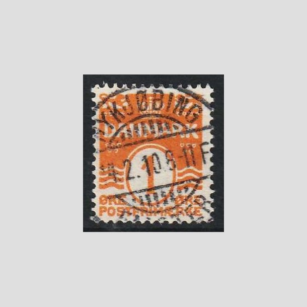 FRIM�RKER DANMARK | 1905-06 - AFA 42 - B�lgelinie 1 �re orange - Lux Stemplet 