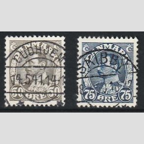 FRIM�RKER DANMARK | 1934-41 - AFA 209+269 - Chr. X 50 + 75 �re - Lux Stemplet