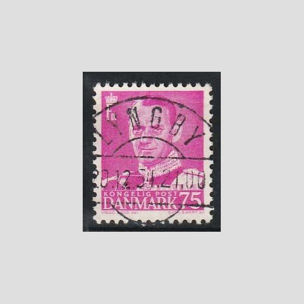 FRIM�RKER DANMARK | 1948-50 - AFA 314 - Fr. IX 75 �re r�dlilla - Lux Stemplet Lyngby