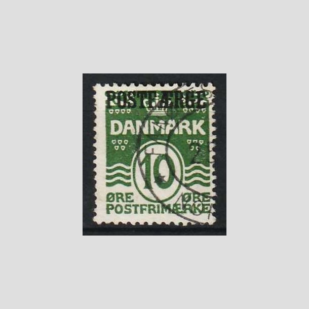 FRIM�RKER DANMARK | 1922-26 - AFA 5 - 10 �re gr�n POSTF�RGE - Stemplet