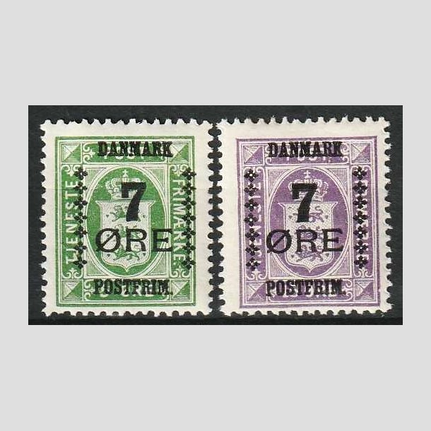 FRIM�RKER DANMARK | 1926 - AFA 163+165 - 7/5 + 7/15 �re Provisorier - Ubrugt