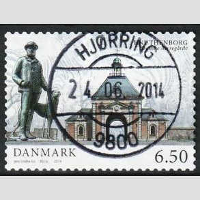 FRIM�RKER DANMARK | 2014 - AFA 1783 - Danske herreg�rde III - 6,50 Kr. Knuthenborg - Pragt Stemplet