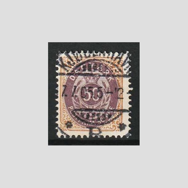 FRIM�RKER DANMARK | 1902 - AFA 30C - 50 �re brun/lilla - Lux stemplet