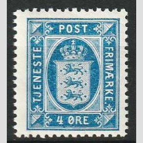 FRIM�RKER DANMARK | 1914-20 - AFA 13 - 4 �re bl� - Postfrisk