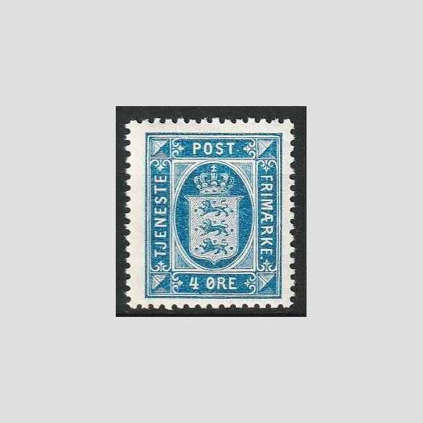 FRIM�RKER DANMARK | 1914-20 - AFA 13 - 4 �re bl� - Postfrisk