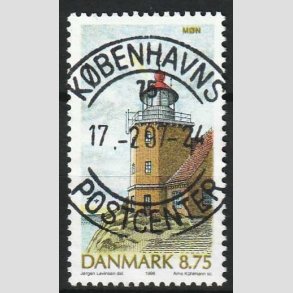 FRIM�RKER DANMARK | 1996 - AFA 1127 - Danske fyrt�rne - 8,75 Kr. flerfarvet - Pragt Stemplet