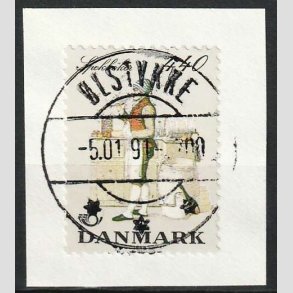 FRIM�RKER DANMARK | 1989 - AFA 937 - Folkedragter - 4,40 Kr. flerfarvet, klip - Lux Stemplet �lstykke