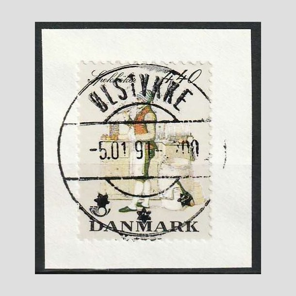 FRIM�RKER DANMARK | 1989 - AFA 937 - Folkedragter - 4,40 Kr. flerfarvet, klip - Lux Stemplet �lstykke