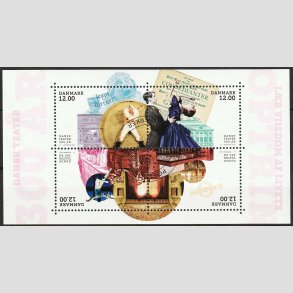 FRIM�RKER DANMARK | 2022 - AFA 2083 - 300-�ret for dansk teater. - 48,00 kr. Miniark - Stemplet