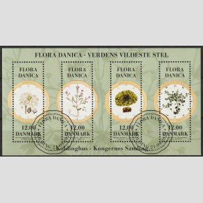 FRIM�RKER DANMARK | 2023 - AFA 2126 - Flora Danica - 48,00 kr. Miniark - Stemplet
