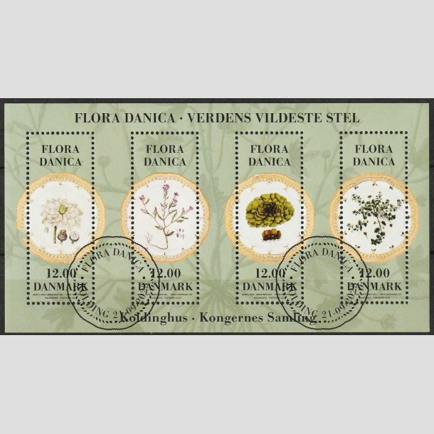 FRIM�RKER DANMARK | 2023 - AFA 2126 - Flora Danica - 48,00 kr. Miniark - Stemplet