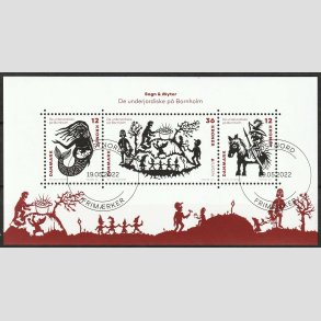 FRIM�RKER DANMARK | 2022 - AFA 2078 - Sagn & Myter. - 60,00 kr. flerfarvet Miniark - P�nt Stemplet