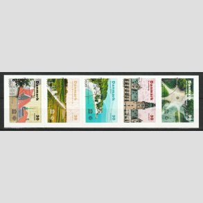 FRIM�RKER DANMARK | 2020 - AFA 1996-2000 - Unesco Verdensarv - 30,00 kr. i komplet s�t - P�nt Stemplet 