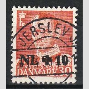 FRIM�RKER DANMARK | 1953 - AFA 344 - Hollandshj�lpen - NL +10/30 �re r�d - Lux Stemplet Jerslev J