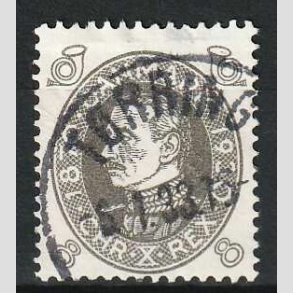 FRIM�RKER DANMARK | 1930 - AFA 188 - Chr. X 60 �r - 8 �re gr� - Stemplet T�rring