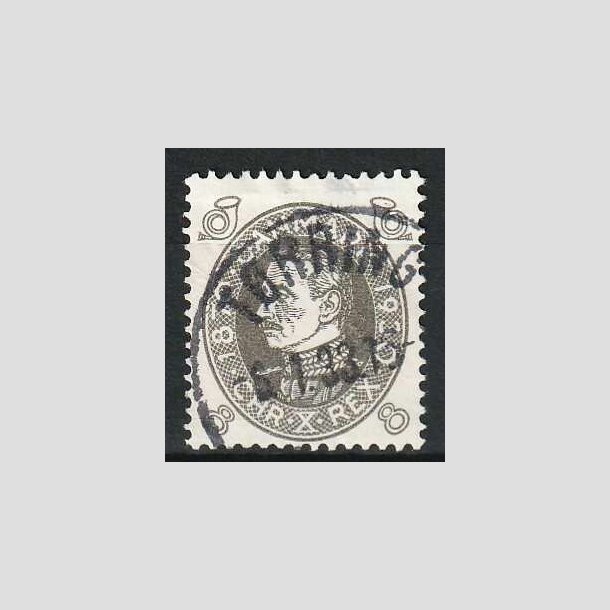 FRIM�RKER DANMARK | 1930 - AFA 188 - Chr. X 60 �r - 8 �re gr� - Stemplet T�rring