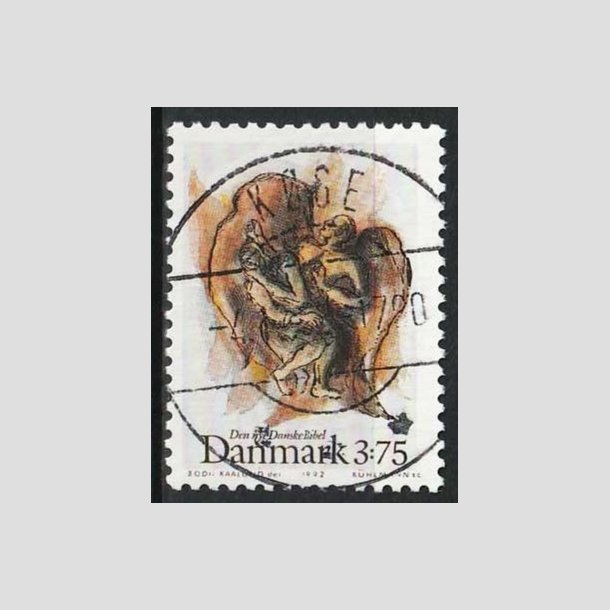 FRIM�RKER DANMARK | 1992 - AFA 1034 - Biblen - 3,75 Kr. flerfarvet - Lux Stemplet K�ge