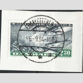 FRIM�RKER DANMARK | 1984 - AFA 809 - Fiskeri og s�fart - 2,30 Kr. - Lux Stemplet d. 6-9-84 Charlottenlund (FD)