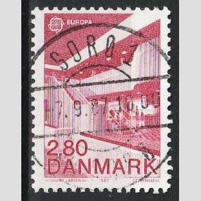 FRIM�RKER DANMARK | 1987 - AFA 882 - Europam�rker - 2,80 Kr. r�d - Lux Stemplet Sor�