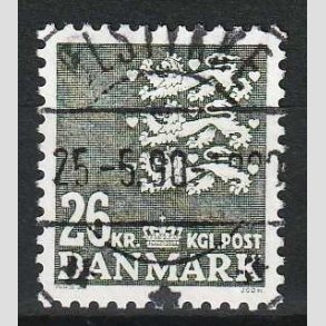 FRIM�RKER DANMARK | 1989 - AFA 931 - Rigsv�ben 26 Kr. gr�nsort - Lux Stemplet �lstykke