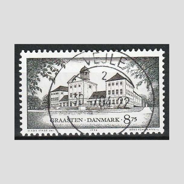 FRIM�RKER DANMARK | 1994 - AFA 1065 - Danske Slotte - 8,75 Kr. flerfarvet - Pragt Stemplet Vejle