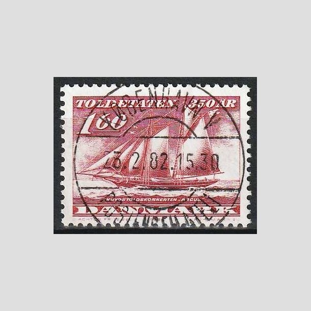 FRIM�RKER DANMARK | 1982 - AFA 744 - Toldetaten 350 �r - 1,60 Kr. r�d - Lux Stemplet