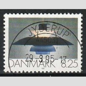FRIM�RKER DANMARK | 1991 - AFA 998 - Dansk Brugskunst - 8,25 Kr. - Lux Stemplet Jyderup