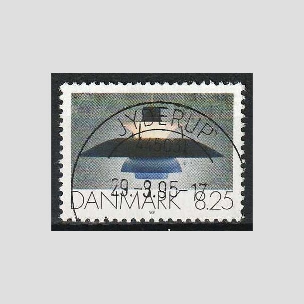 FRIM�RKER DANMARK | 1991 - AFA 998 - Dansk Brugskunst - 8,25 Kr. - Lux Stemplet Jyderup