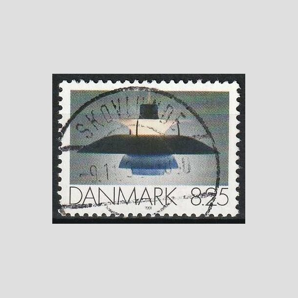 FRIM�RKER DANMARK | 1991 - AFA 998 - Dansk Brugskunst - 8,25 Kr. - Pragt Stemplet Skovlunde