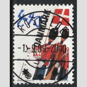 FRIM�RKER DANMARK | 1989 - AFA 939 - Leget�j/Spil for b�rn - 4,40 Kr. flerfarvet - Lux Stemplet Roskilde