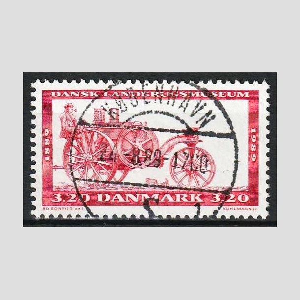 FRIM�RKER DANMARK | 1989 - AFA 942 - Dansk Landbrugsmuseum 100 �r - 3,20 Kr. - Pragt Stemplet
