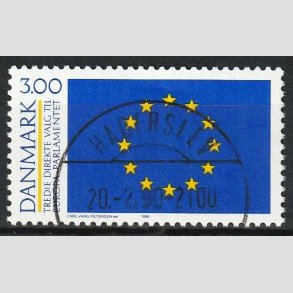 FRIM�RKER DANMARK | 1989 - AFA 940 - Valg til EU Parlamentet - 3,00 Kr. - Lux Stemplet Haderslev