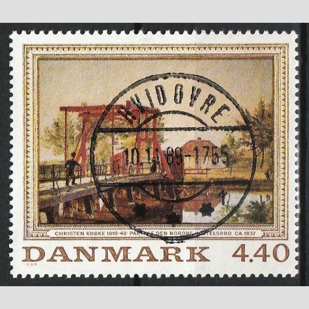 FRIM�RKER DANMARK | 1989 - AFA 949 - Maleriserie 3. - 4,40 Kr. flerfarvet - Pragt Stemplet Hvidovre