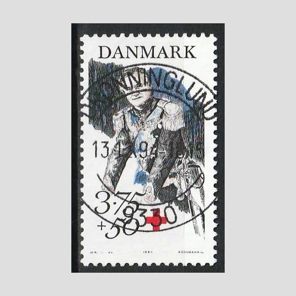 FRIM�RKER DANMARK | 1994 - AFA 1069 - Prins Henrik 60 �r. - 3,75 Kr. + 50 �re - Pragt Stemplet Dronninglund