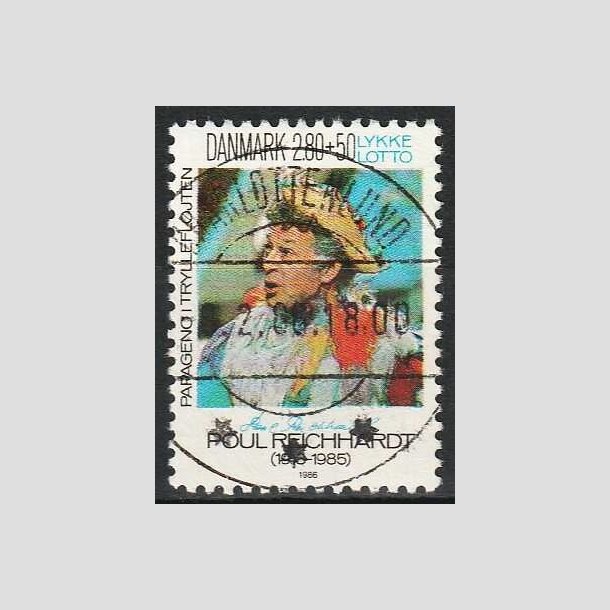 FRIM�RKER DANMARK | 1986 - AFA 851 - Poul Richard - 2,80 Kr. + 50 �re - Lux Stemplet Charlottenlund