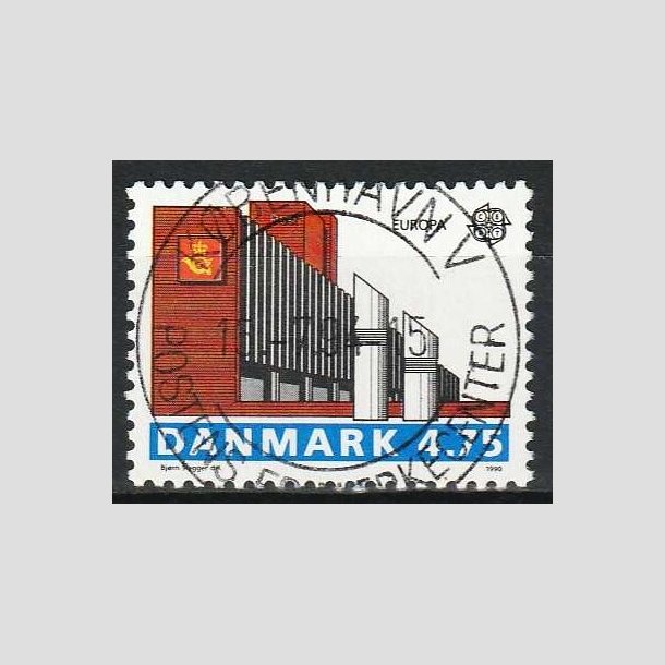 FRIM�RKER DANMARK | 1990 - AFA 965 - Europam�rker - 4,75 Kr. flerfarvet - Lux Stemplet