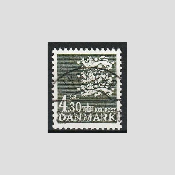 FRIM�RKER DANMARK | 1984 - AFA 793 - Rigsv�ben 4,30 Kr. sortgr�n - Lux Stemplet Jyderup