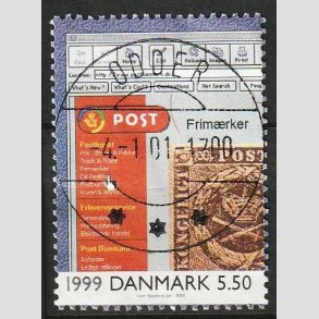 FRIM�RKER DANMARK | 2000 - AFA 1269 - 1900-tallet. Serie 4. - 5,50 Kr. - Lux Stemplet Odder