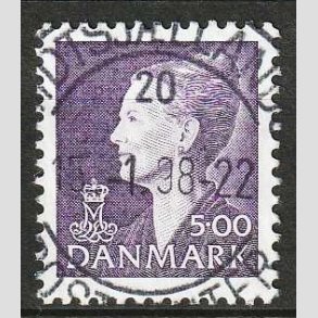 FRIM�RKER DANMARK | 1997 - AFA 1154 - Dronning Margrethe - 5,00 Kr. Violet - Lux Stemplet