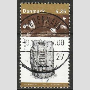 FRIM�RKER DANMARK | 2003 - AFA 1363 - Kongernes Jelling - 4,25 Kr. Thyras sten - Pragt Stemplet 