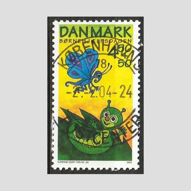 FRIM�RKER DANMARK | 2004 - AFA 1383 - B�rnehj�lpsdagen - 4,50 Kr. + 50 �re - Lux Stemplet